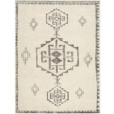 Surya Area Rug Gray, Black, White, Brown, Beige