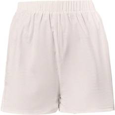 PrettyLittleThing White Pants & Shorts PrettyLittleThing Woven Elastic Waist Floaty Shorts - White