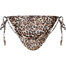 PrettyLittleThing Polyester Bikini Bottoms PrettyLittleThing Mix & Match Tie Side Bikini Bottom - Leopard