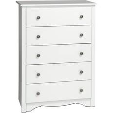 White Chest of Drawers Prepac Monterey Dresser Chest of Drawer 31.5x45.1"