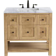 Natural Dressing Tables James Martin Vanities 330-V36-3CAR Dressing Table