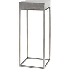 Small stainless steel table Uttermost 24806 Jude Plant 14 Small Table
