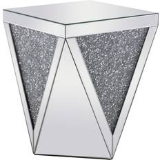 Modern glass end tables Elegant MF92008 Modern 18 Small Table