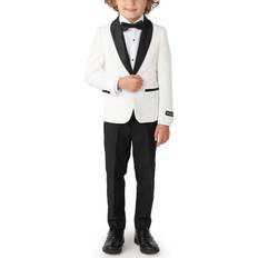 OppoSuits Boy's Pearly Solid Tuxedo Set 3-Piece