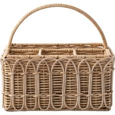 Juliska Provence Rattan Silverware Caddy Napkin Holder