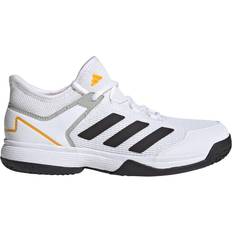 Adidas Hallenschuhe Adidas Kid's Ubersonic 4 - Cloud White/Core Black/Solar Gold