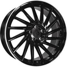 Keskin 17" - 5/112 Autofelgen Keskin Kt17 Black lip polish 8x18 5x112 ET45