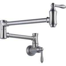 Wall Mounted Kitchen Faucets Delta Traditional (1177LF-AR) Stainless Steel