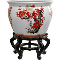 Red Serving Bowls Oriental Furniture 12 Cherry Blossom Serving Bowl