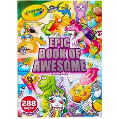 Crayola coloring pages Crayola 288pg Epic Book of Awesome Coloring Book