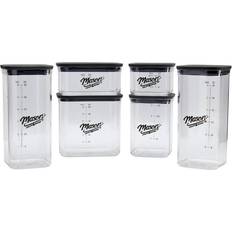 Mason Craft & More 17oz Set of 4 Tall Mini Clamp Jars