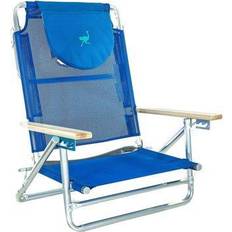 Ostrich 5 Position Aluminum Beach Chair Blue/Gray