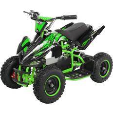 Quad atv Actionbikes Motors Elektro Quad Miniquad Kinder Racer 1000 Watt Pocket Kinderquad Pocketbike ATV Schwarz/Grün Elektro-Kinderfahrzeug