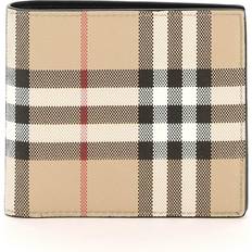Burberry Small Vintage Check E-Canvas & Leather French Wallet
