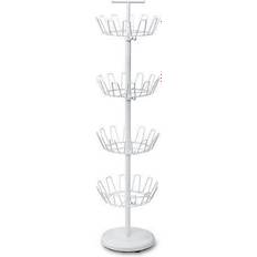 White Hallway Furniture & Accessories Honey Can Do White 4-Tier Shoe Rack