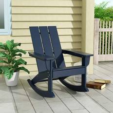 Garden Chairs Polytrends Laguna Modern Adirondack Rocking