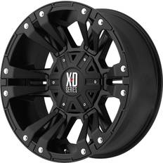 Car Rims XD Wheels Series by KMC XD822 Monster 2 Matte Black 17x9"/5x127mm, -12mm offset