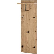 HAKU Möbel Wandgarderobe 37448 eiche Kleiderhaken