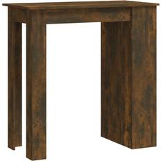 Brown Bar Tables vidaXL Engineered Wood Smoked Oak Bar Table 19.7x40.2"