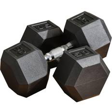 Soozier Set of 2 Hex Dumbbell Weights 100lb
