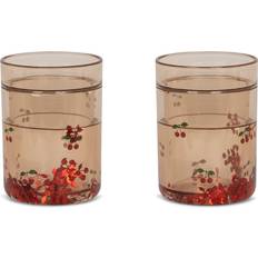 Konges Sløjd Glitter Cups 2-pack Cherry