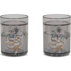 Konges Sløjd Glitter Cups 2-pack Dino