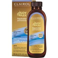 Black Permanent Hair Dyes Clairol Professional Permanent Liquicolor for Dark Hair Color, 1aa Ultra Cool