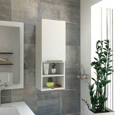 Wall mounted bathroom cabinet TUHOME Mila Wall-Mounted Bathroom Medicine