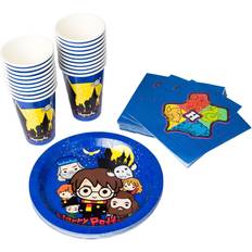 Harry Potter Chibi Friends 60-Piece Party Tableware Set