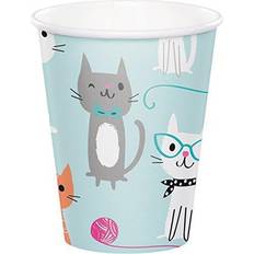 Creative Converting Cat Party Cups, 24 ct