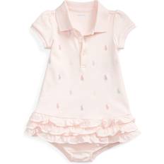 Babies Dresses Children's Clothing Polo Ralph Lauren Baby Girl's Ruffled Polo Dress & Bloomer Set - Delicate Pink