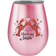 Silver Buffalo Friends You re My Lobster Stainless Tumbler