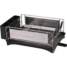 Basicwise Vintiquewise Stainless Steel Dish Rack with Plastic