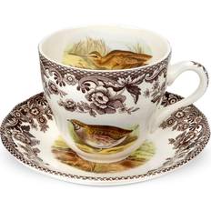 Spode Woodland Tea Cup Saucer Plate