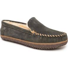 Women Moccasins Minnetonka Sheepskin Terese Women's Charcoal