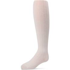 MeMoi Girl's Ribbed Tights - Cream (32399685058602)