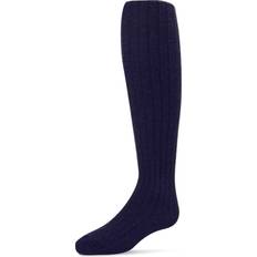 MeMoi Girl's Ribbed Tights - Navy (32399685156906)