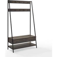 Brown Clothes Racks Crosley Furniture Jacobsen Collection CF6036-BR Hall Clothes Rack