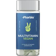Jod Vitaminer & Mineraler Pharbio Multivitamin Vegan Tabletter 120