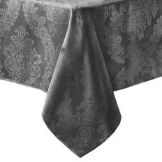 Polyester Cloths & Tissues Elrene Fashions Barcelona Jacquard Damask Tablecloth Gray