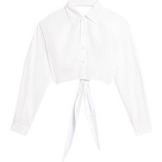 Ami Paris Hemd aus Baumwollpopeline Weiß