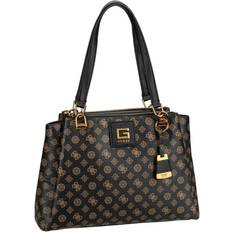 Guess Totevesker Guess Alva Status Carryall Logo Tote Bag - Brown