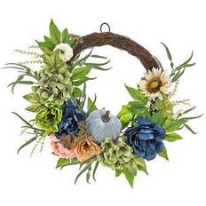 National Tree Company Floral Harvest Wreath Decoration