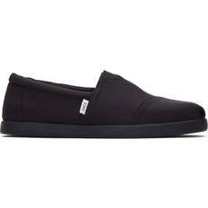 Toms Herren Alp FWD Flacher Slipper, Schwarzes, recyceltes Baumwoll-Segeltuch