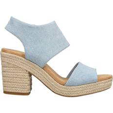 46 ⅓ Sandaletten Toms Damen Majorca Platform Sandale mit Absatz, Pastel Blue