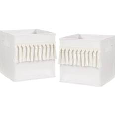 Beige Storage Sweet Jojo Designs Ivory Bohemian Foldable Cube