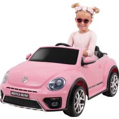 Kinder-Elektroauto VW Beetle Lizenziert Pink