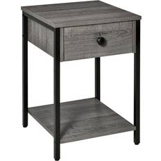 Small Tables Homcom Industrial End Small Table