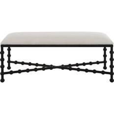 Black Settee Benches Uttermost 23756 Iron Drops Settee Bench