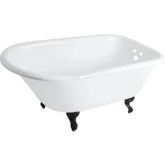 Gray Bathtubs Kingston Brass VCT3D483018NT Aqua Eden